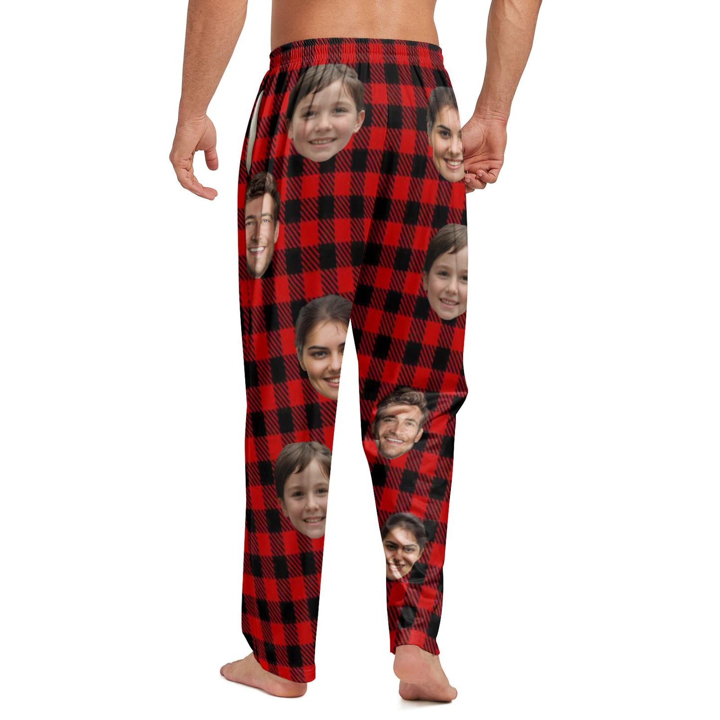 Custom Pajama Pants with Photo Men Women,Engagement Gifts for Couples,Personalized Widding Gifts