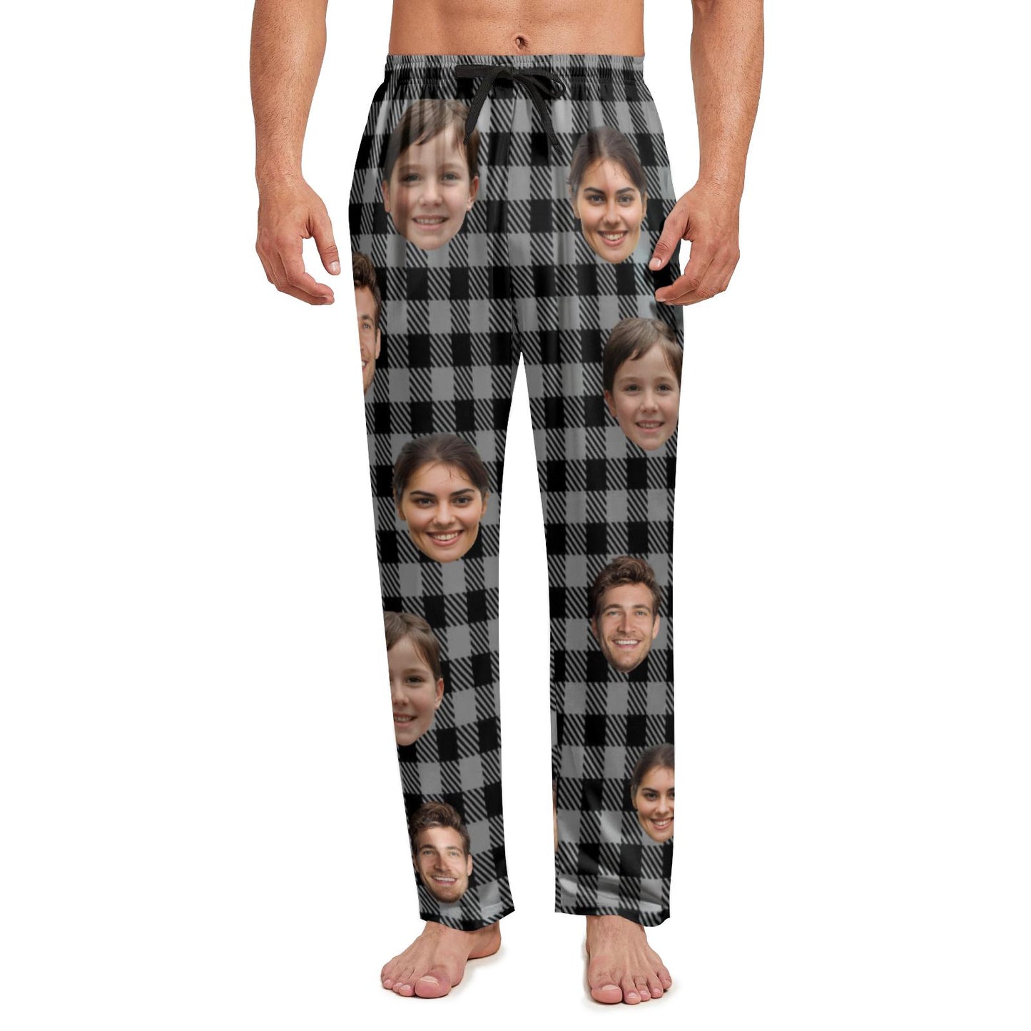 Custom Pajama Pants with Photo Men Women,Engagement Gifts for Couples,Personalized Widding Gifts