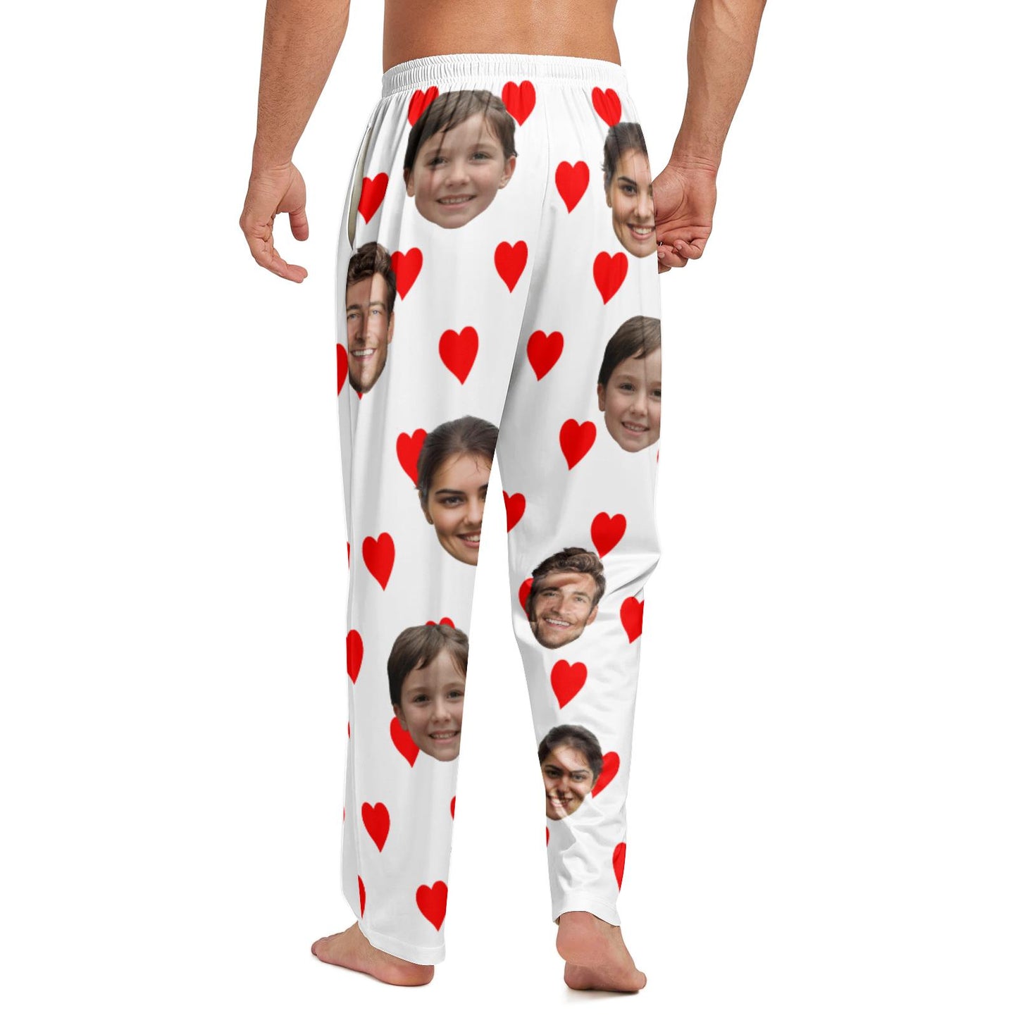 Custom Pajama Pants with Photo Men Women,Engagement Gifts for Couples,Personalized Widding Gifts