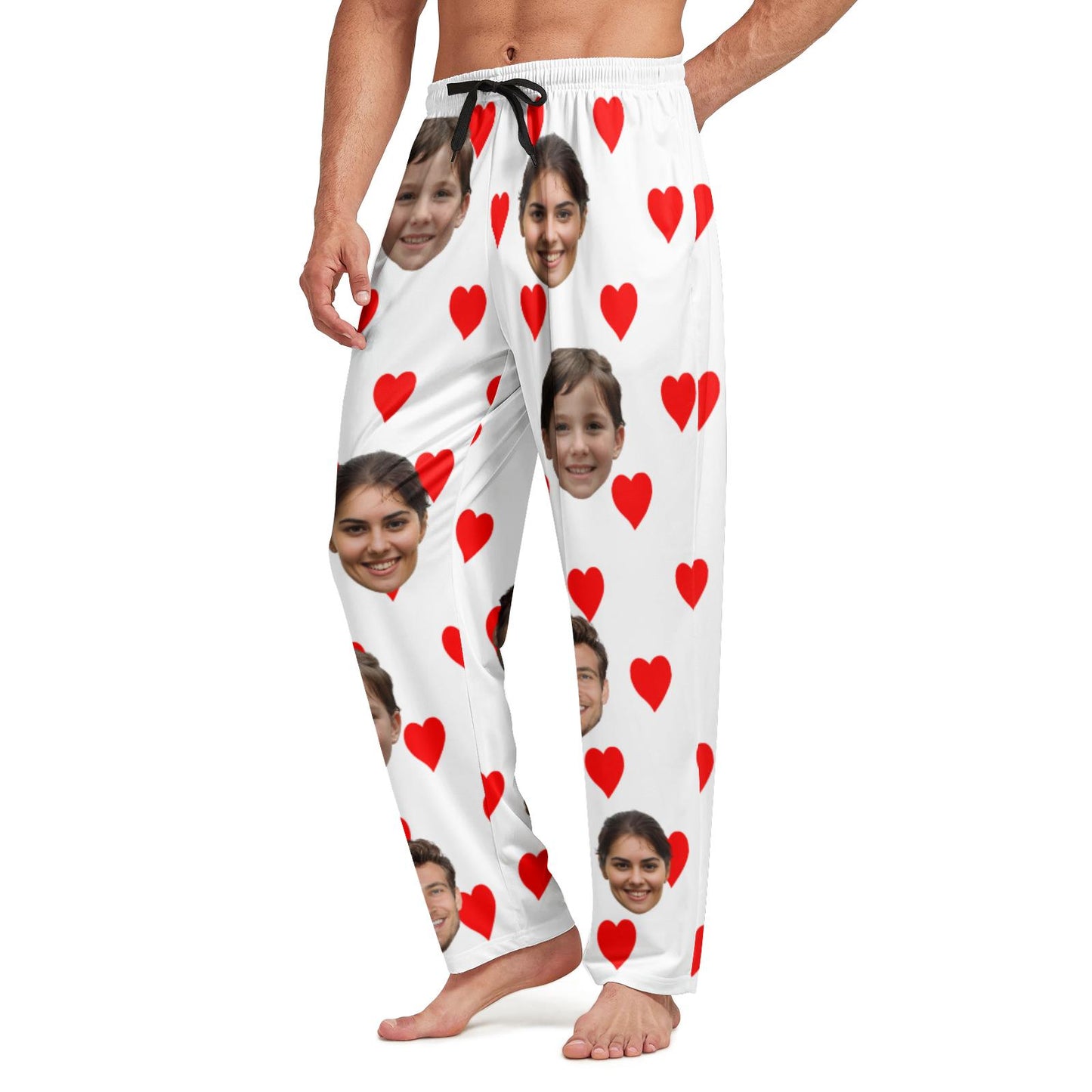 Custom Pajama Pants with Photo Men Women,Engagement Gifts for Couples,Personalized Widding Gifts