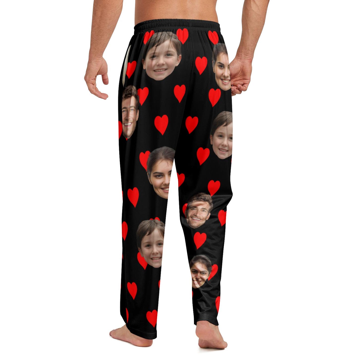 Custom Pajama Pants with Photo Men Women,Engagement Gifts for Couples,Personalized Widding Gifts
