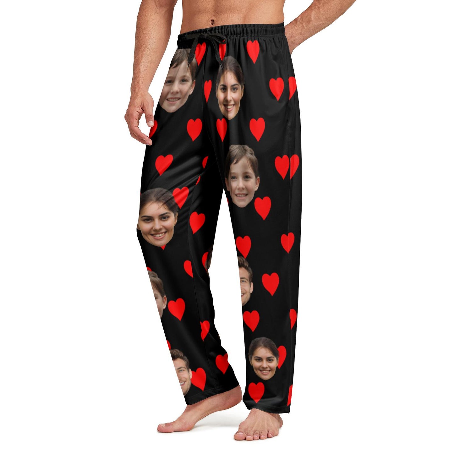 Custom Pajama Pants with Photo Men Women,Engagement Gifts for Couples,Personalized Widding Gifts