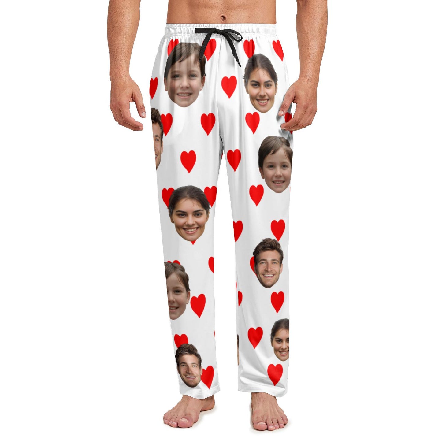 Custom Pajama Pants with Photo Men Women,Engagement Gifts for Couples,Personalized Widding Gifts