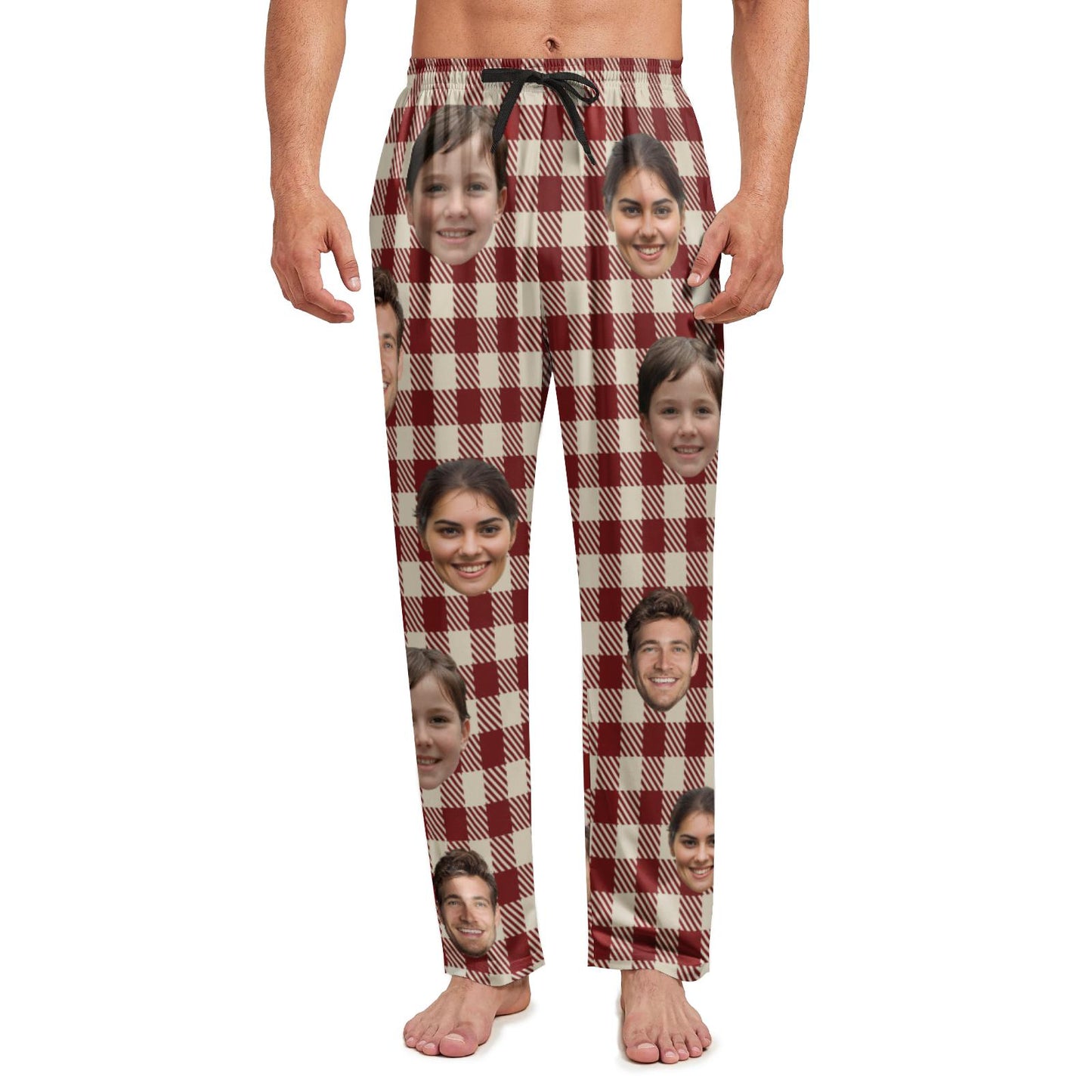 Custom Pajama Pants with Photo Men Women,Engagement Gifts for Couples,Personalized Widding Gifts