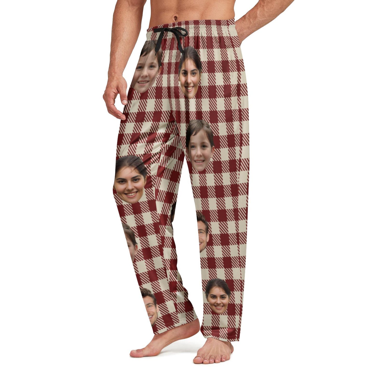 Custom Pajama Pants with Photo Men Women,Engagement Gifts for Couples,Personalized Widding Gifts